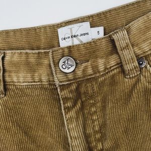 Vintage Calvin Klein Tan Corduroy Pants